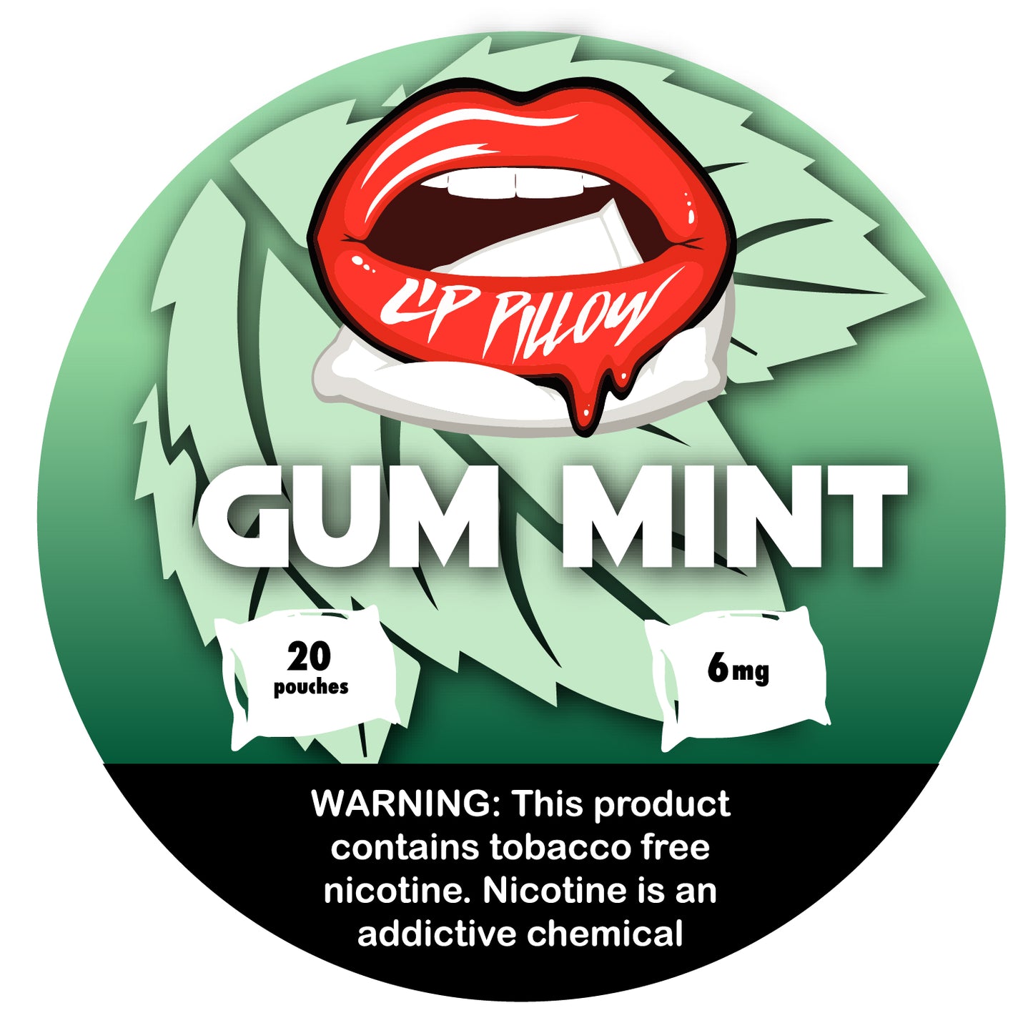 Gum Mint Mini Drys 6mg
