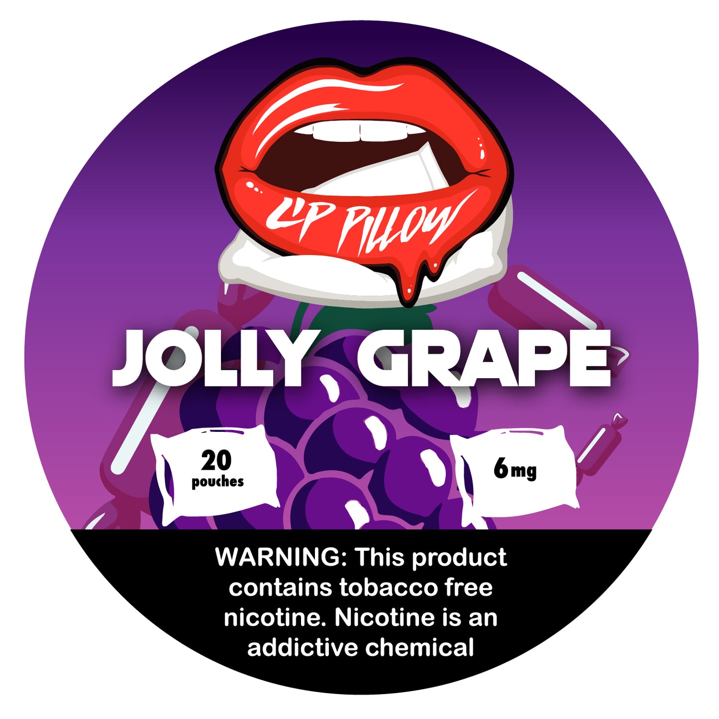Jolly Grape Mini Drys 6mg