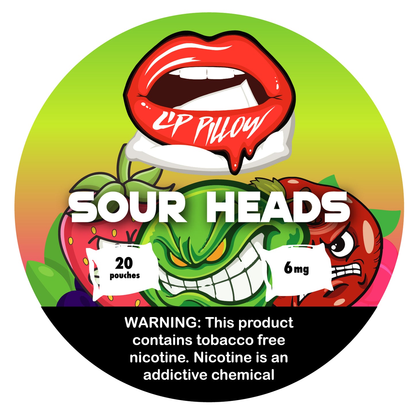 Sour Heads Mini Drys 6mg